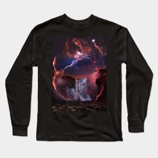 Galaxy Waterfall Long Sleeve T-Shirt